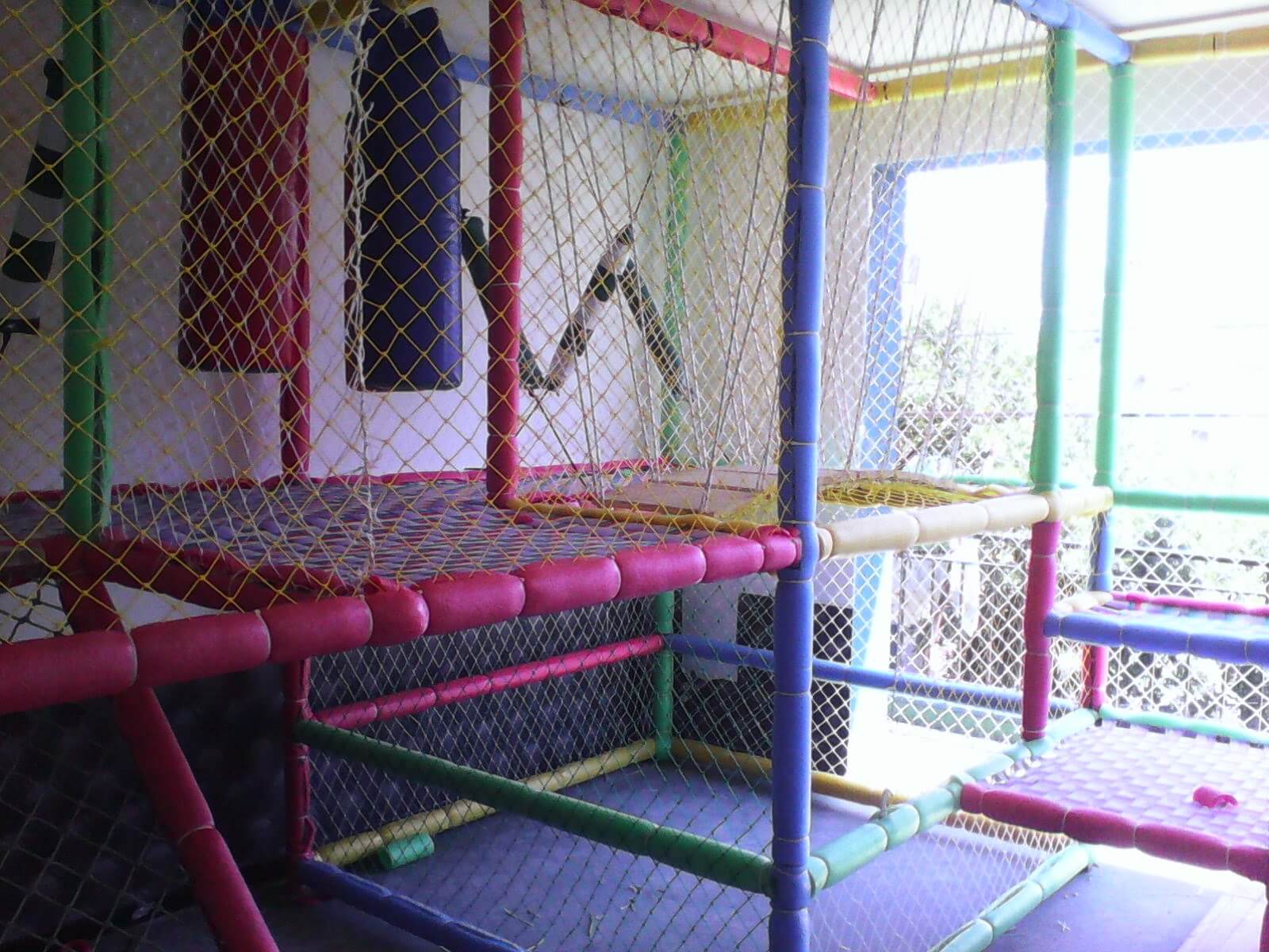 Pelotero de color rojo tamaño grande